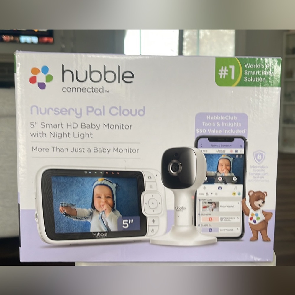 NEW IN BOX Hubble Video Baby Monitor
